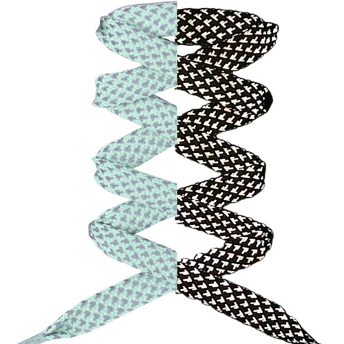 Lacets réfléchissants lacets plats de sécurité-Vert clair 120 cm