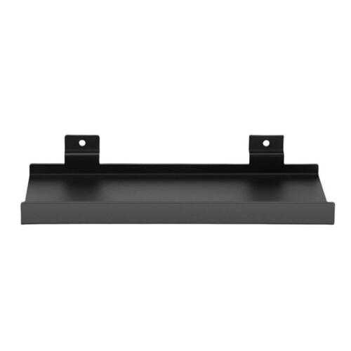 Wall-Mounted Storage Rack Panel Shelving, Metal Wall-Mounted Slat Shelf for Home