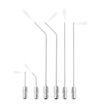 6 Pack Stainless Steel High Pressure Washer Nozzle Kit, Straight/Side Spraying Nozzles,for Washing Machine & Ac Cleaning