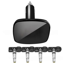 TPMS Cigarette Lighter Tire Pressure Monitoring System Tire Pressure Monitoring USB Output Tire Pressure Monitor