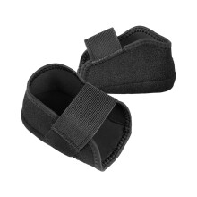 Reusable Silicone Heel Inserts Lift Comfort Cushion-Black L 1cm