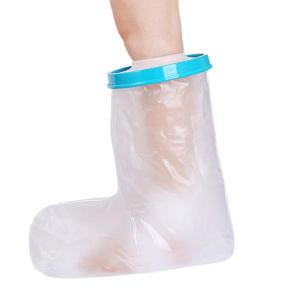 Waterproof Foot Sleeve Plastic Foot Cover-Large L adult foot
