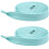 High Visibility Flat Shoe Laces Glowing in-light blue 100cm 1