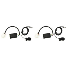 2X Modulo Aux Musicale Adattatore Interfaccia  per Auto Multimediale 12V per    Qualità Audio Ad Alta Fedeltà