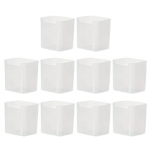 10Pcs Clear Refrigerator Storage Box Space-Saving Kitchen Organization Food Sorting Boxes for Fridge Door
