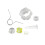 Kit de 7 Buchas para Alavanca de Câmbio Manual - Compatível com , A3,  e Bora 1