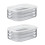 Meat Container for Fridge, Stackable Cold Cuts Storage Containers with Clear Lids for Meat, Bacon 1