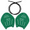 Swimming Paddles for Hands with Adjustable Straps Medium Training Hand Paddles Medium Size(18x21CM) 1