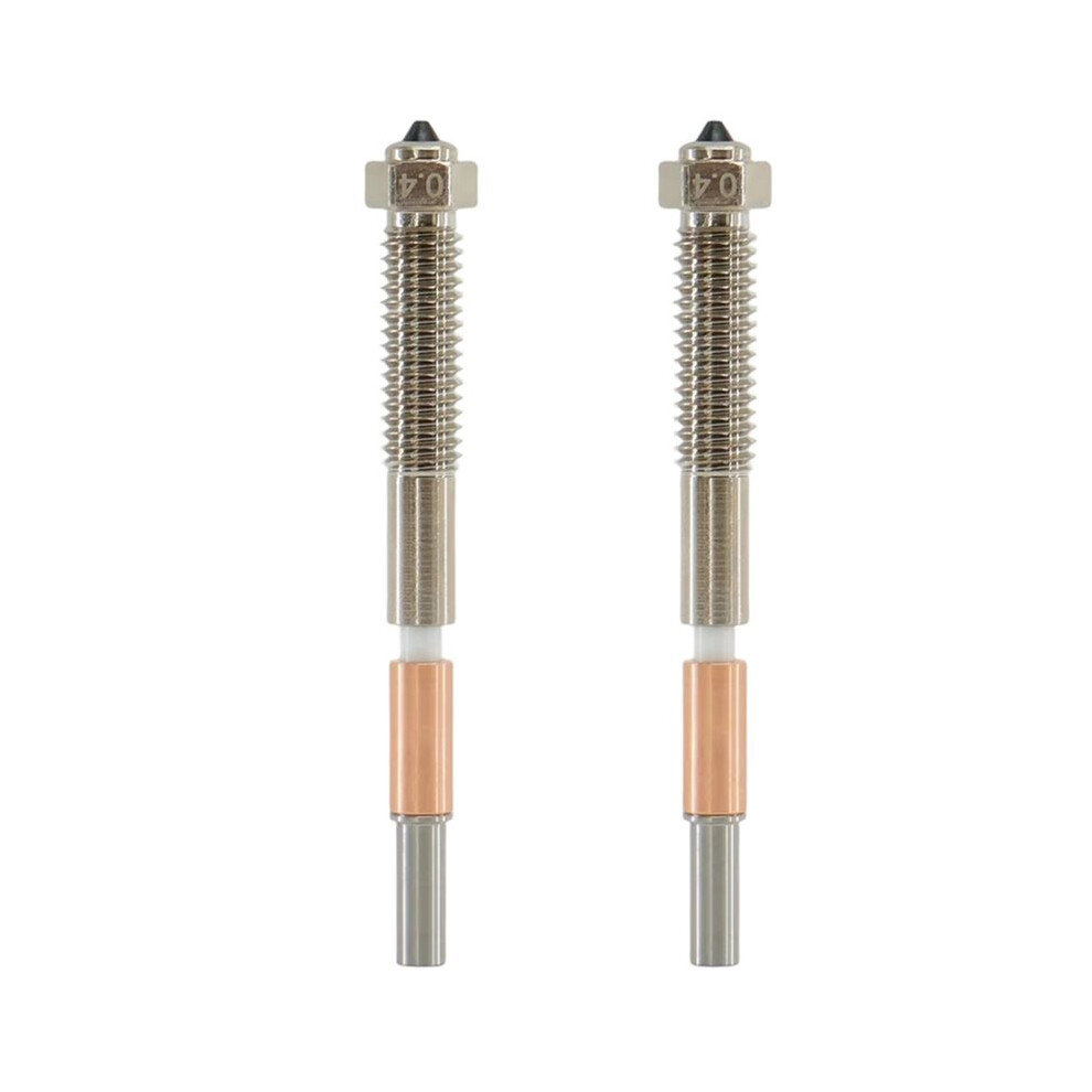 New 0.4/0.2Mm Bimetal Nozzles For Qidi Tech Max4 Printing Accessories 2Pcs 0.4Mm 4711884746651