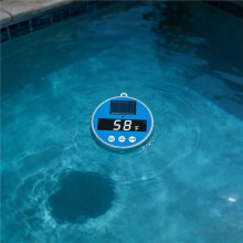Thermomètre Numérique Flottant pour Piscine, Baignoire, Spa, Bassin, Bain à Remous, Étang