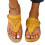 Trendy Women Slides Thick Bottom Arch Support-Yellow 39 1