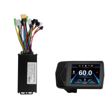 36V 48V 22A 500W Brushless Motor Controller+T24 Color LCD Kit for Electric Mountain Bike Scooter Modification