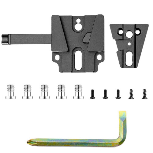 New CNC Aluminum V-Mount Base Station Quick Release Plate Arca-Type V-Lock Triangle Block Mount Plate B
