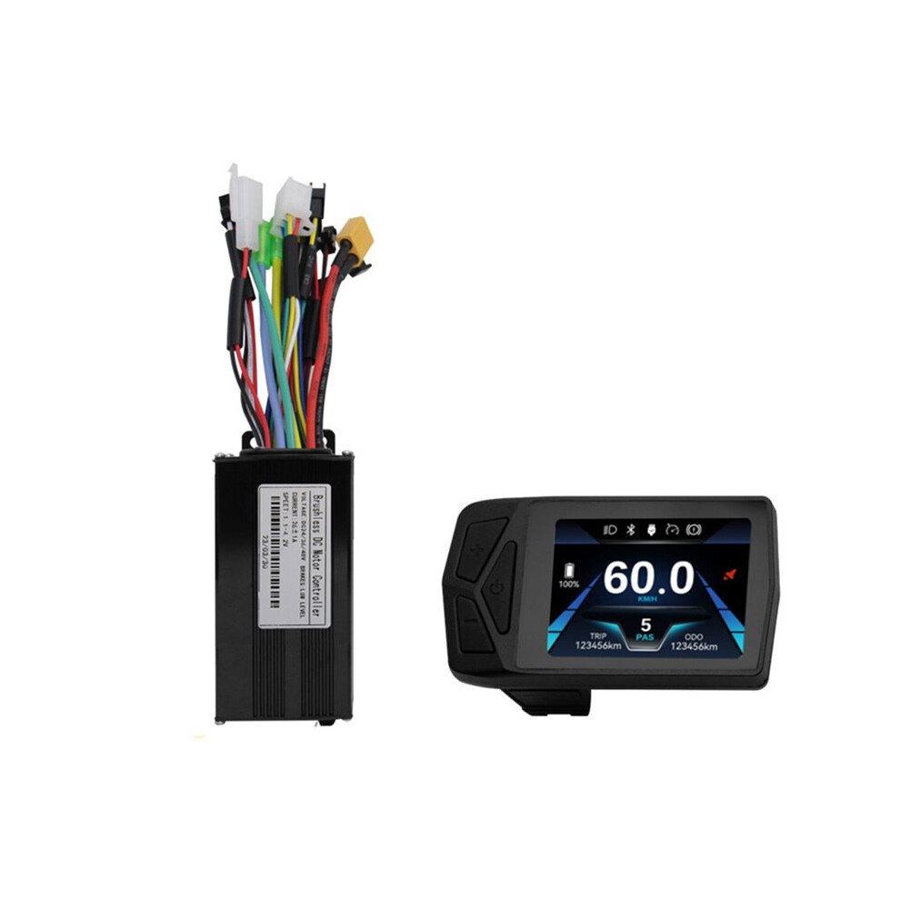 36V 48V 26A 500W Brushless Motor Controller+T24 Color Lcd Kit For Electric Mountain Bike Scooter Modification 6032785961089