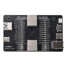 Testeur de Câbles USB Multifonctionnel : Détecteur de Câbles USB 3.0/3.1/3.2 Type-C 24 Broches, Compatible avec les Câbles Micro-B et RJ45