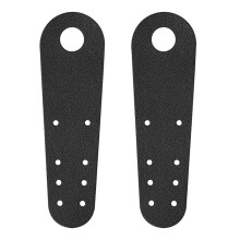 Heavy-duty skate-teenafdekking Slijtvaste lederen-Zwart