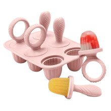 Silicone Baby Molds with Sticks, Molds for Babies Breastmilk Molds for Teething Relief