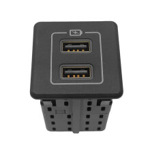 Dual USB Charger Center Console USB Media Hub 284H3-9FT1A for MAXIMA TITAN 2015-2025 PATHFINDER 2013-2021