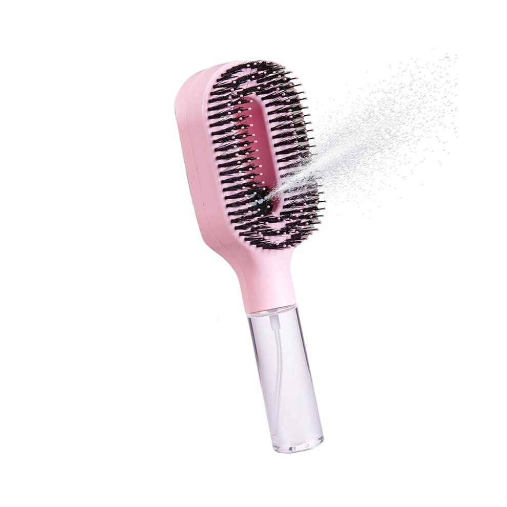Hair Brush with Water Sprays ,2-in-1 Detangling Brush with Built-in Fine Mist, Portable Wet & Dry Styling
