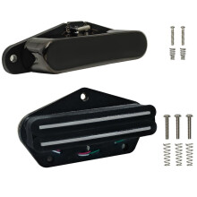 2 Pcs TL Guitar Pickup Set with Alnico 5 Neck and Dual Rails Humbucker Bridge A