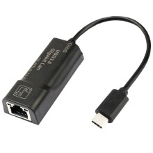 USB 3.0 to RJ45 Ethernet Adapter Type-C 3.2 Gigabit Ethernet Adapter RTL8153E Chip for Computer/Laptop Plug &