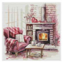 Dreamfounder Scenic DIY Decoratieset - DIY Borduurset met Aida 14ct of 11ct C