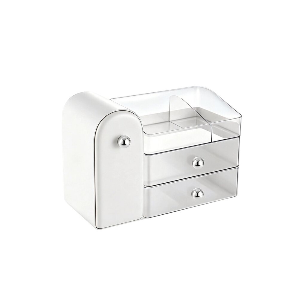 Makeup Organizer,Vanity Organizer with Makeup Brush Holder,Large Skincare Organizers and Bathroom Countertop Organizer
