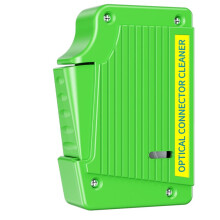 Fiber End Face Cleaning Box Pigtail Cleaner Cassette Fiber Wiping Tool Optical Fiber Cleaner Tools SC/ST/FC/LC Green