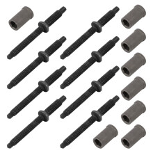 8 Set Fuel Injector Bracket Repair Kit 198283 for 206 206 206 207 Fiesta Mk6 Berlingo