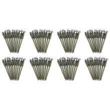 80Pièces Séries Connecteur de Pêche à la Carpe Pivotant PVA Tube Sacs Tiges Sac Solide Tiges Plomb Insérer Fin Terminal Tackle