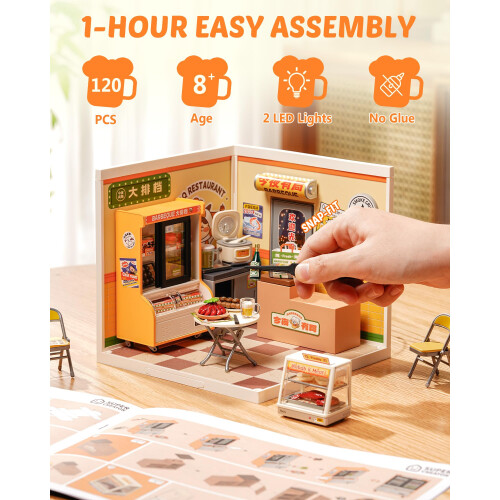 Modello - ROBOTIME - DW022 - 163163152 mm - ABS/Papier/PVC - 120 pezzi 2