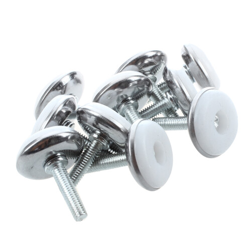 M6 x 25mm Plastica Base Leveller Piedino per mobili Glide 10 pezzi