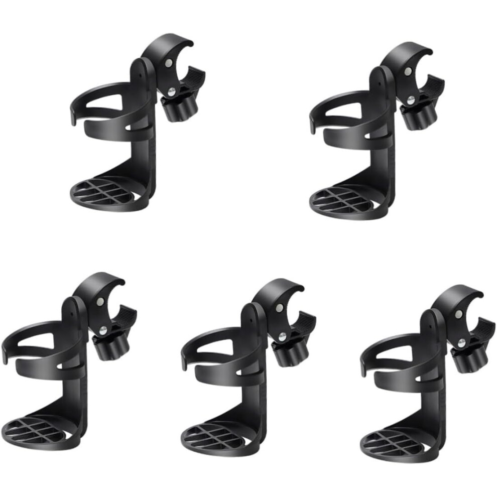 5Pcs Stroller Cup Holder For Elderly Walker Bicycle Handlebar Cup Holder Drinks Rack Fits Strollers And Walkers Hkhbjs