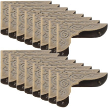 25pcs Metal Album Corner Protectors Book Corners Wallet Photo Album Antique Style Elegant Golden Iron Guards