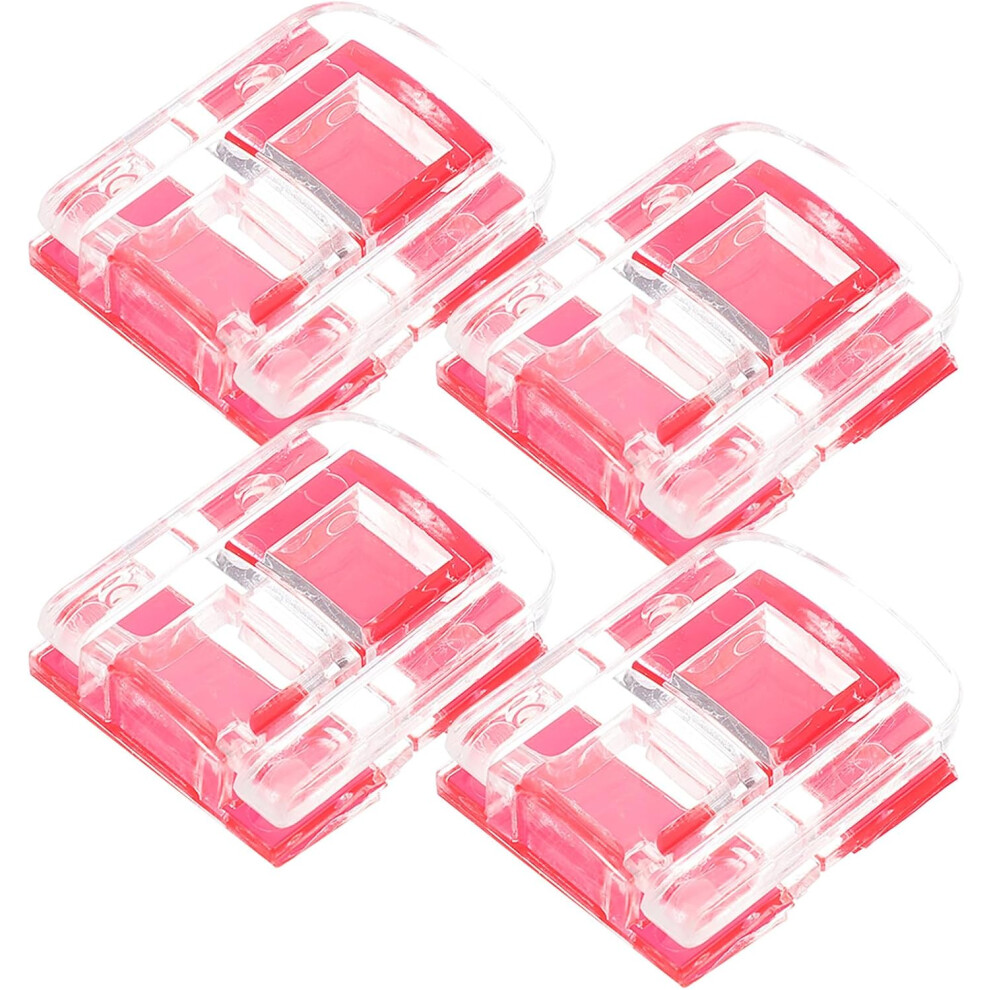 Hkhbjs 4Pcs Self-Adhesive Acrylic Cabinet Safety Lock With Flexible Positioning And No Drilling Installation