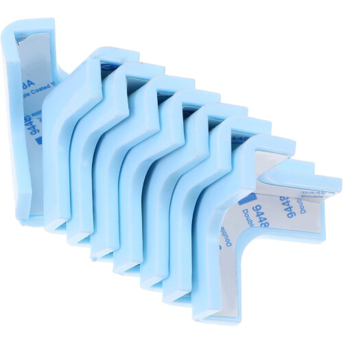 8pcs Silicone Corner Guards Cushion Lightweight Simple Installation Stylish Appearance Delicate