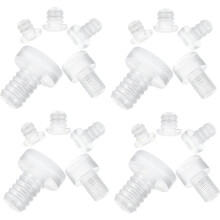 100 Stück Gummipuffer für Schranktüren und Glastischplatten, rutschfeste, weiche Silikonpads