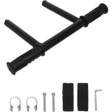 Extensor de manillar para cochecito con clip de 28 mm y soporte de extensión de reposabrazos elevado para cochecito y carrito de bebé.
