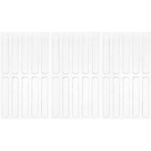 30pcs Cabinet Door Bumpers Silicone Adhesive Furniture Pads Easy to Use Tear-Resistant Cabinet Protectors