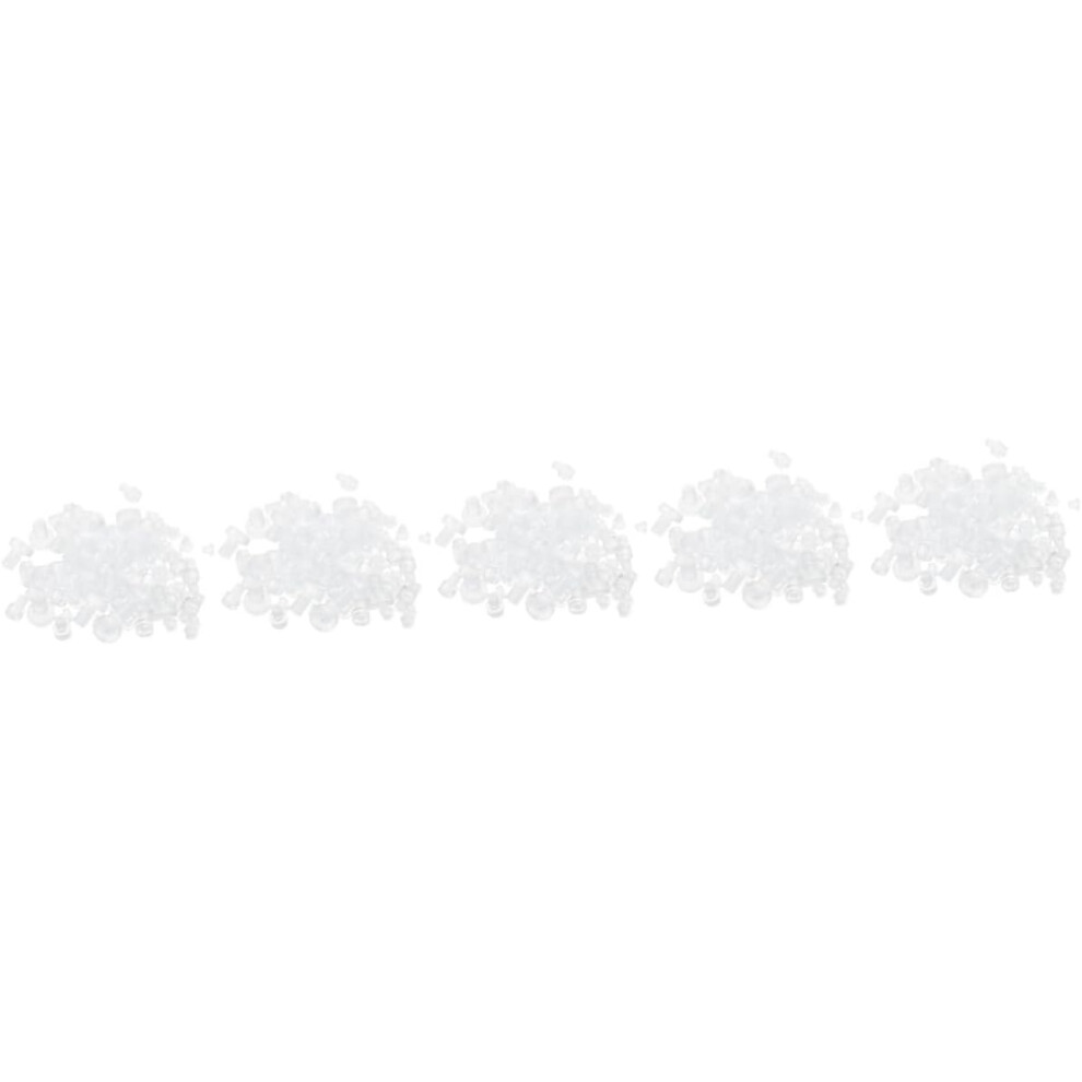 Hkhbjs 500Pcs Rubber Furniture Bumpers Pads Glass Tabletop Blocker Cabinet Bumpers