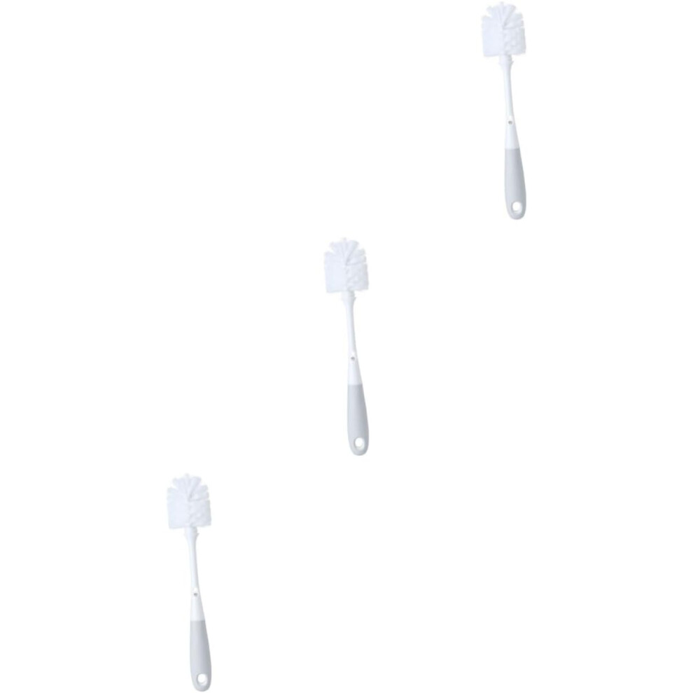 3Pcs Long Handle Cup Bottle Cleaning Brush For Household Multipurpose Use Glassware Cleaning Tool Hkhbjs