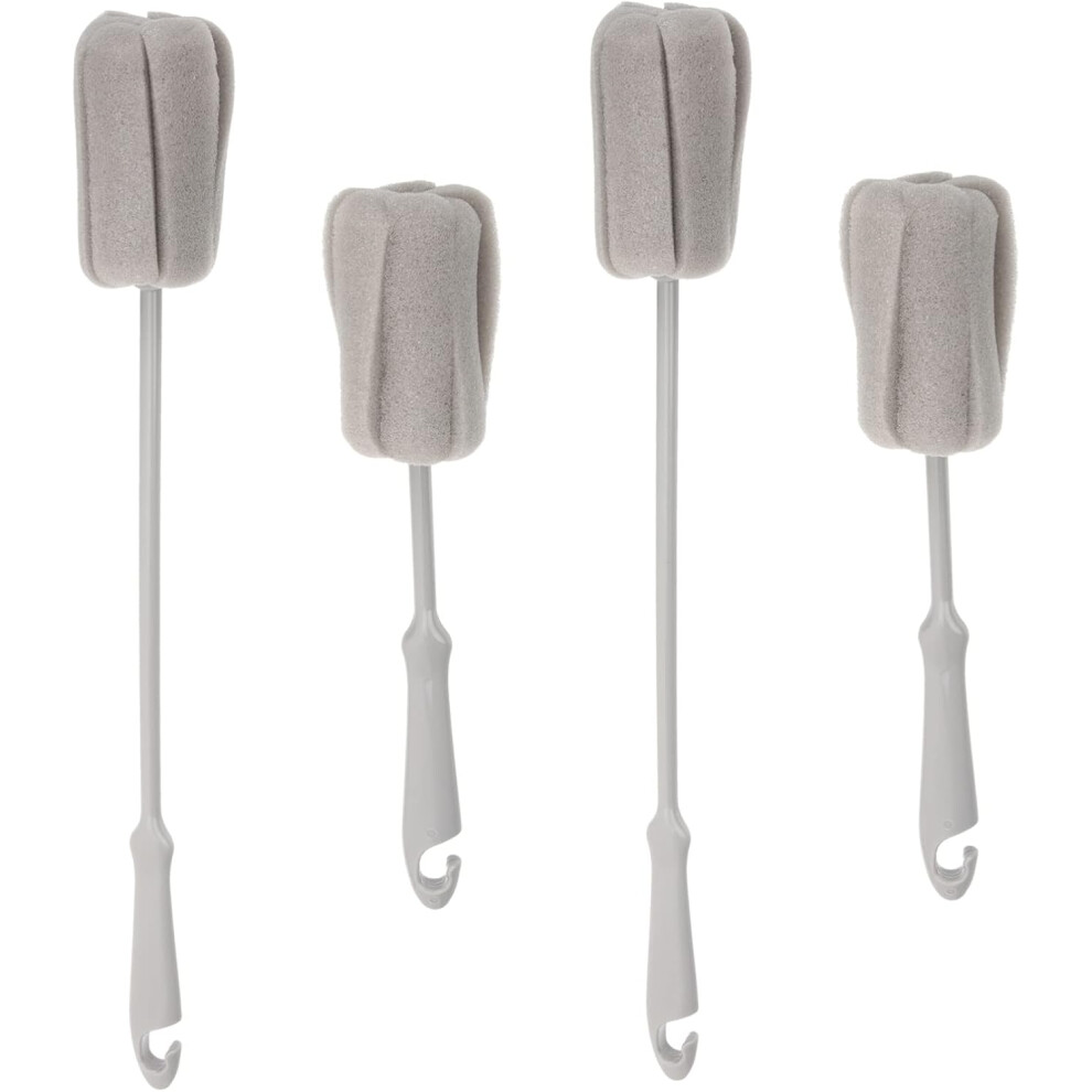 4Pcs Sponge Bottle Brush Cleaning Brush Cup Scrubber Water Bottle For Glass Cup Cleaning Scrubber Hkhbjs