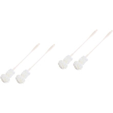 4 pezzi Spazzola a spugna lunga per la pulizia di biberon e tazze, ideale per la pulizia in cucina e per la pulizia di biberon e altri alimenti.