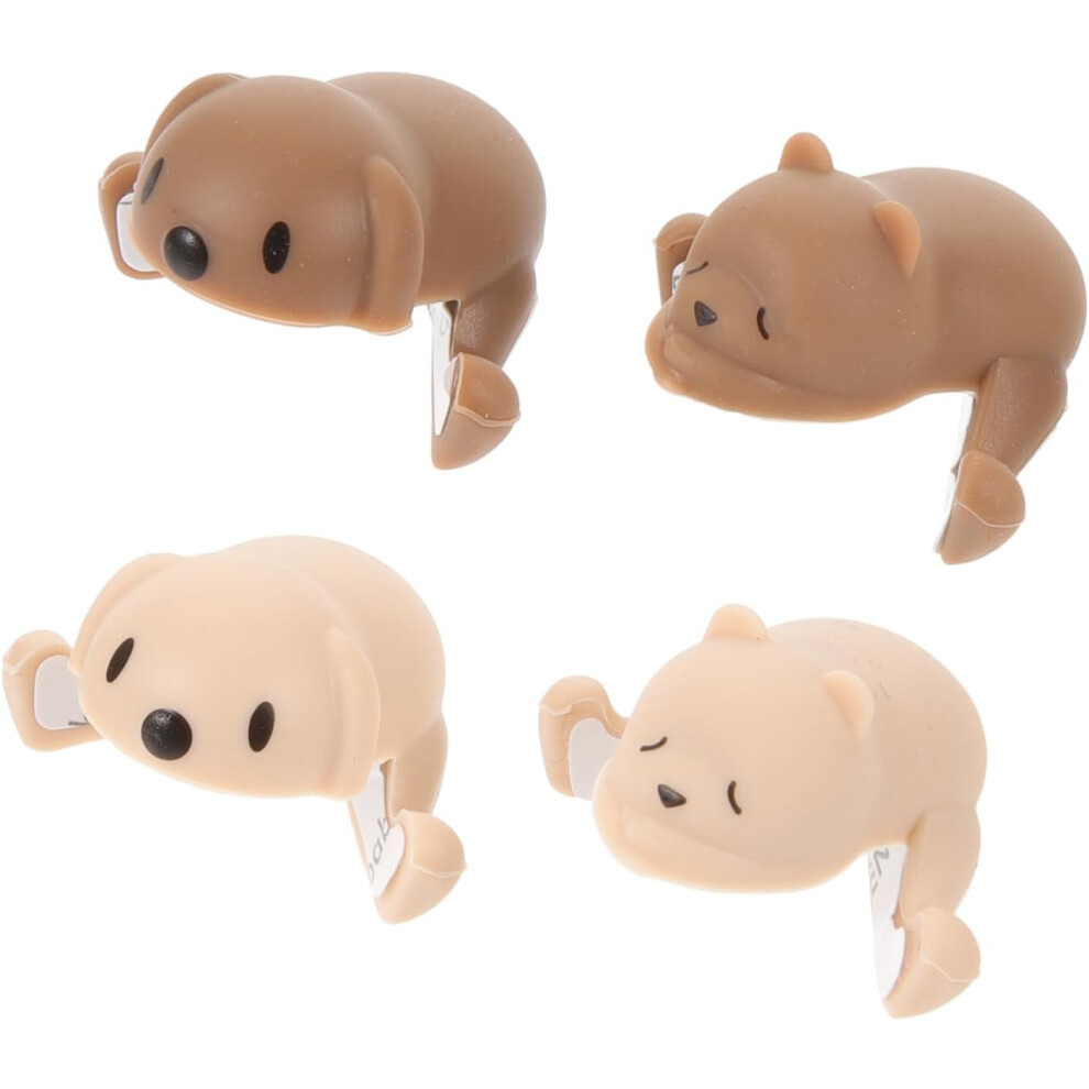 4Pcs Self-Adhesive Silicone Corner Guards Animal Cartoon Table Corner Protectors Hkhbjs