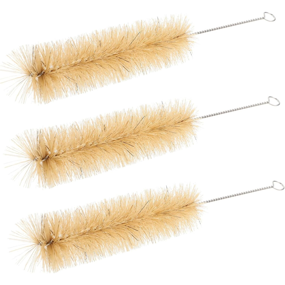 3Pcs Pig Hair Brush Bottle Cleaner Brush Household Silicone Glass Test Tube For Bottle Water Cup Hkhbjs