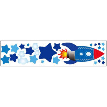 Creatieve Sterren Muursticker PVC Muursticker Blauw Verwijderbaar Praktisch Laat Geen Plakresten achter voor Kamer Slaapkamer