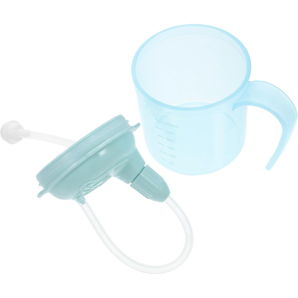 Elderly Sip Cup Plastic And Silicone Spill Design For Bedridden Patients Hkhbjs