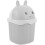 Compact Mini Trash Can with Lid, Creative Cute Cartoon Style Plastic Waste Bin for Desktop Use 1
