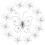 50pcs Butterfly Craft Decorations White Metal Cloth Simulation Three-Dimensional 1