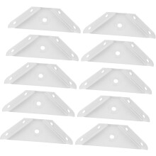 12 staffe angolari per armadietti, supporto triangolare per mobili, facile installazione, utilizzo versatile